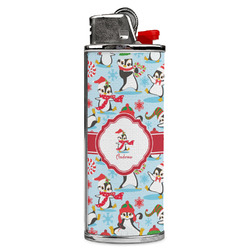 Christmas Penguins Case for BIC Lighters (Personalized)