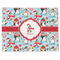Christmas Penguins Single-Sided Linen Placemat - Single w/ Name or Text