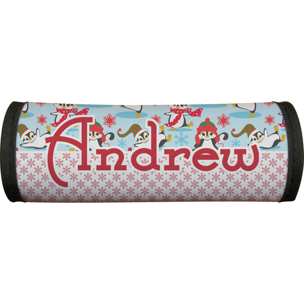 Christmas Penguins Luggage Handle Wrap