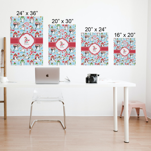 Christmas Penguins Matte Poster - Sizes