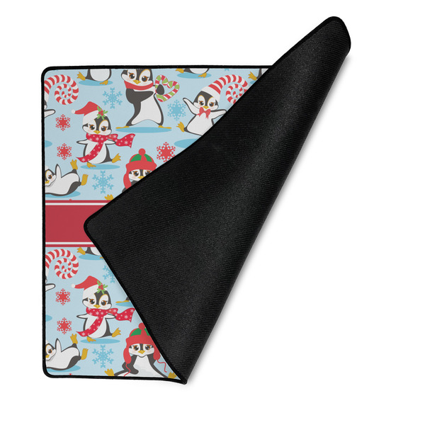 Christmas Penguins Medium Gaming Mats - FRONT W/FOLD