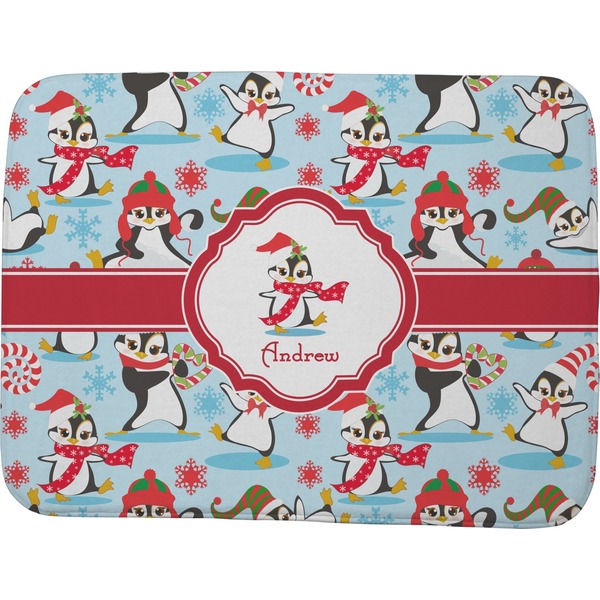 Christmas Penguins Memory Foam Bath Mat 48 X 36