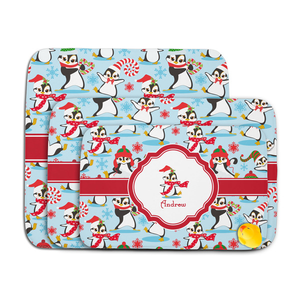 Christmas Penguins Memory Foam Bath Mat - MAIN PARENT