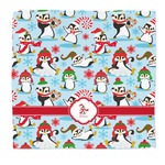 Christmas Penguins Microfiber Dish Rag (Personalized)