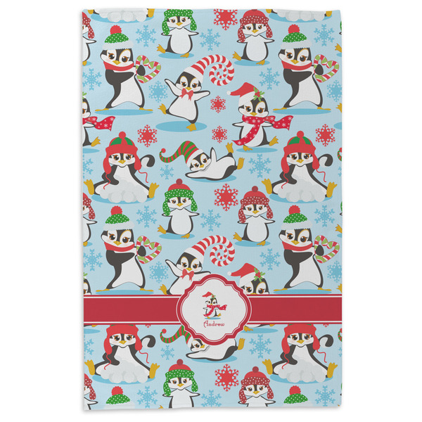 Christmas Penguins Microfiber Dish Towel - APPROVAL