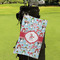 Christmas Penguins Microfiber Golf Towels - Small - LIFESTYLE
