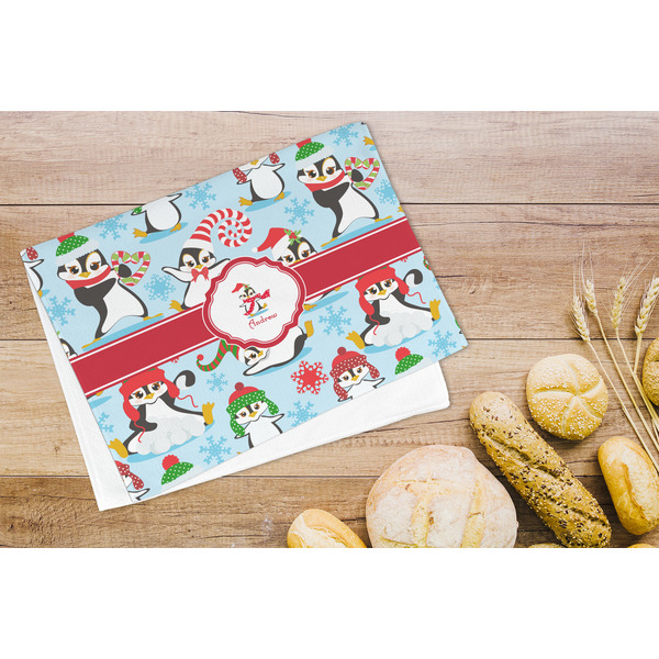Christmas Penguins Microfiber Kitchen Towel - LIFESTYLE