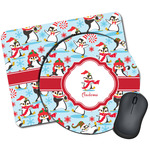 Christmas Penguins Mouse Pad (Personalized)