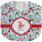 Christmas Penguins New Baby Bib - Closed and Folded