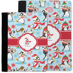 Christmas Penguins Notebook Padfolio w/ Name or Text