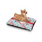 Christmas Penguins Outdoor Dog Beds - Small - IN CONTEXT