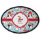 Christmas Penguins Oval Patch