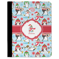 Christmas Penguins Padfolio Clipboard - Large (Personalized)