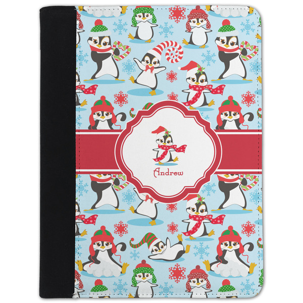 Custom Christmas Penguins Padfolio Clipboard - Small (Personalized)