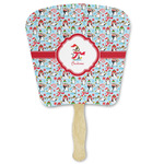 Christmas Penguins Paper Fan (Personalized)