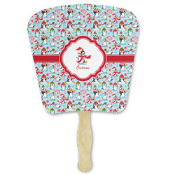 Christmas Penguins Paper Fan (Personalized)