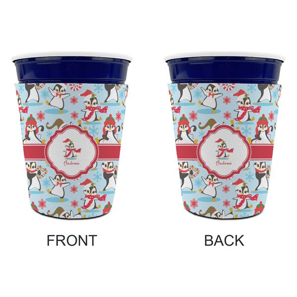 Christmas Penguins Party Cup Sleeves - without bottom - Approval