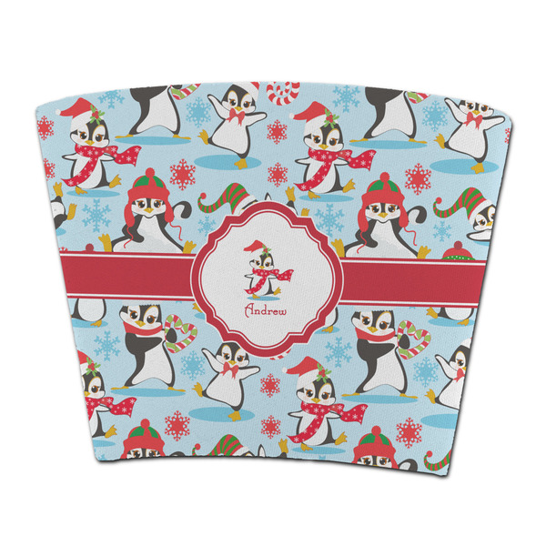 Custom Christmas Penguins Party Cup Sleeve - without bottom (Personalized)