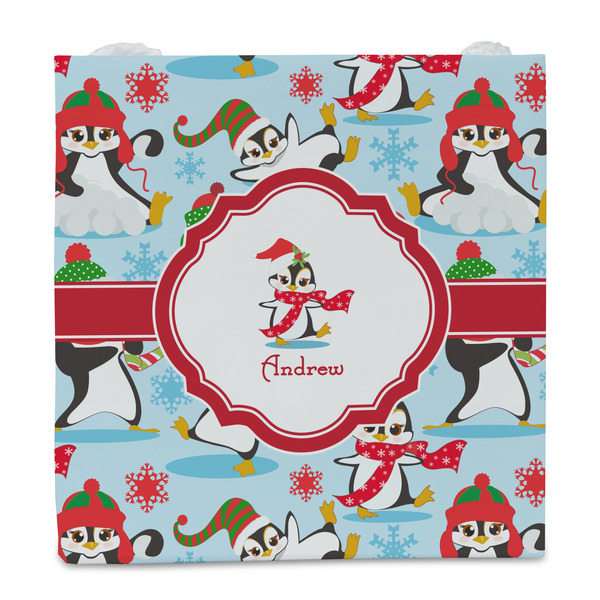 Christmas Penguins Party Favor Gift Bag - Gloss - Front