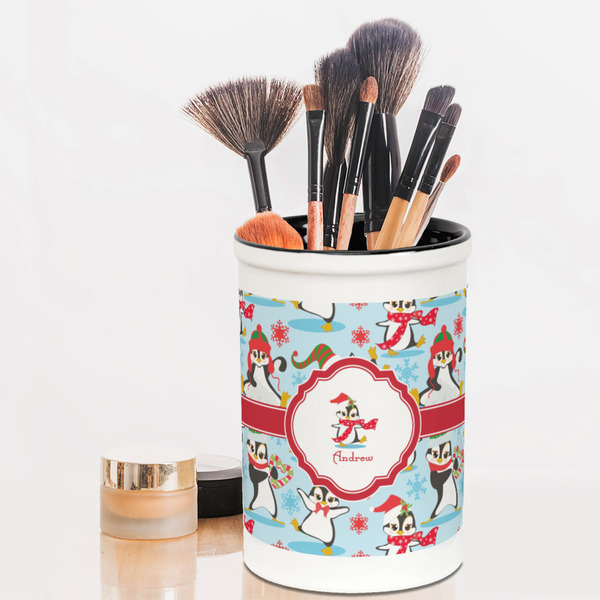 Christmas Penguins Pencil Holder - LIFESTYLE makeup
