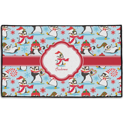 Christmas Penguins Door Mat - 60"x36" (Personalized)
