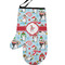 Christmas Penguins Left Oven Mitt (Personalized)