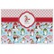 Christmas Penguins Personalized Placemat (Back)