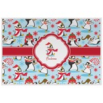 Christmas Penguins Laminated Placemat w/ Name or Text