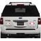 Christmas Penguins Personalized Square Car Magnets on Ford Explorer