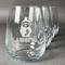 Christmas Penguins Stemless Wine Glasses (Set of 4) (Personalized)