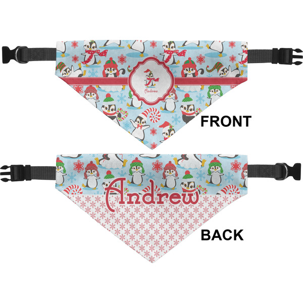 Christmas Penguins Pet Bandana Approval