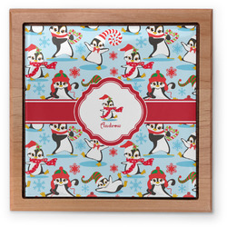 Christmas Penguins Pet Urn w/ Name or Text