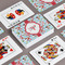 Christmas Penguins Playing Cards - Front & Back View