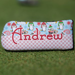 Christmas Penguins Blade Putter Cover (Personalized)