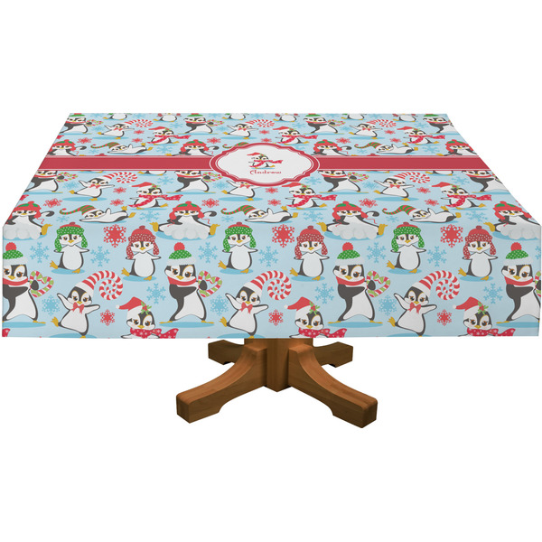 Christmas Penguins Tablecloths (Personalized)