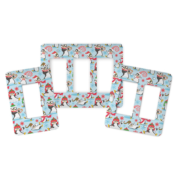 Christmas Penguins Rocker Light Switch Covers - Parent - ALL VARIATIONS
