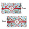 Christmas Penguins Large Rope Tote - From & Back View