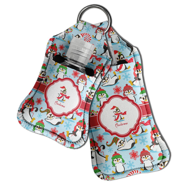 Christmas Penguins Sanitizer Holder Keychain - Both in Case (PARENT)