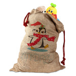 Christmas Penguins Santa Sack (Personalized)