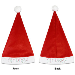 Christmas Penguins Santa Hat - Front & Back (Personalized)