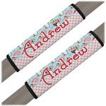 Christmas Penguins Seat Belt Covers (Set of 2) (Personalized)