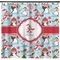 Christmas Penguins Shower Curtain (Personalized) (Non-Approval)