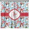 Christmas Penguins Shower Curtain - 71" x 74" (Personalized)