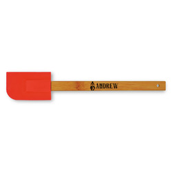 Christmas Penguins Silicone Spatula - Red (Personalized)