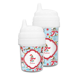 Christmas Penguins Sippy Cup (Personalized)