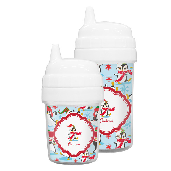 Christmas Penguins Sippy Cups