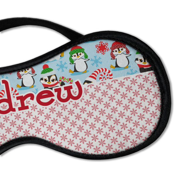 Christmas Penguins Sleeping Eye Mask - DETAIL Large