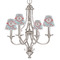 Christmas Penguins Small Chandelier Shade - LIFESTYLE (on chandelier)
