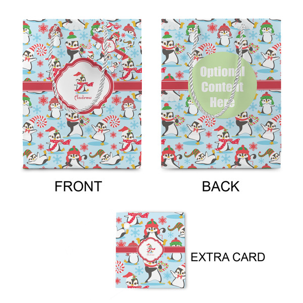 Christmas Penguins Small Gift Bag - Approval