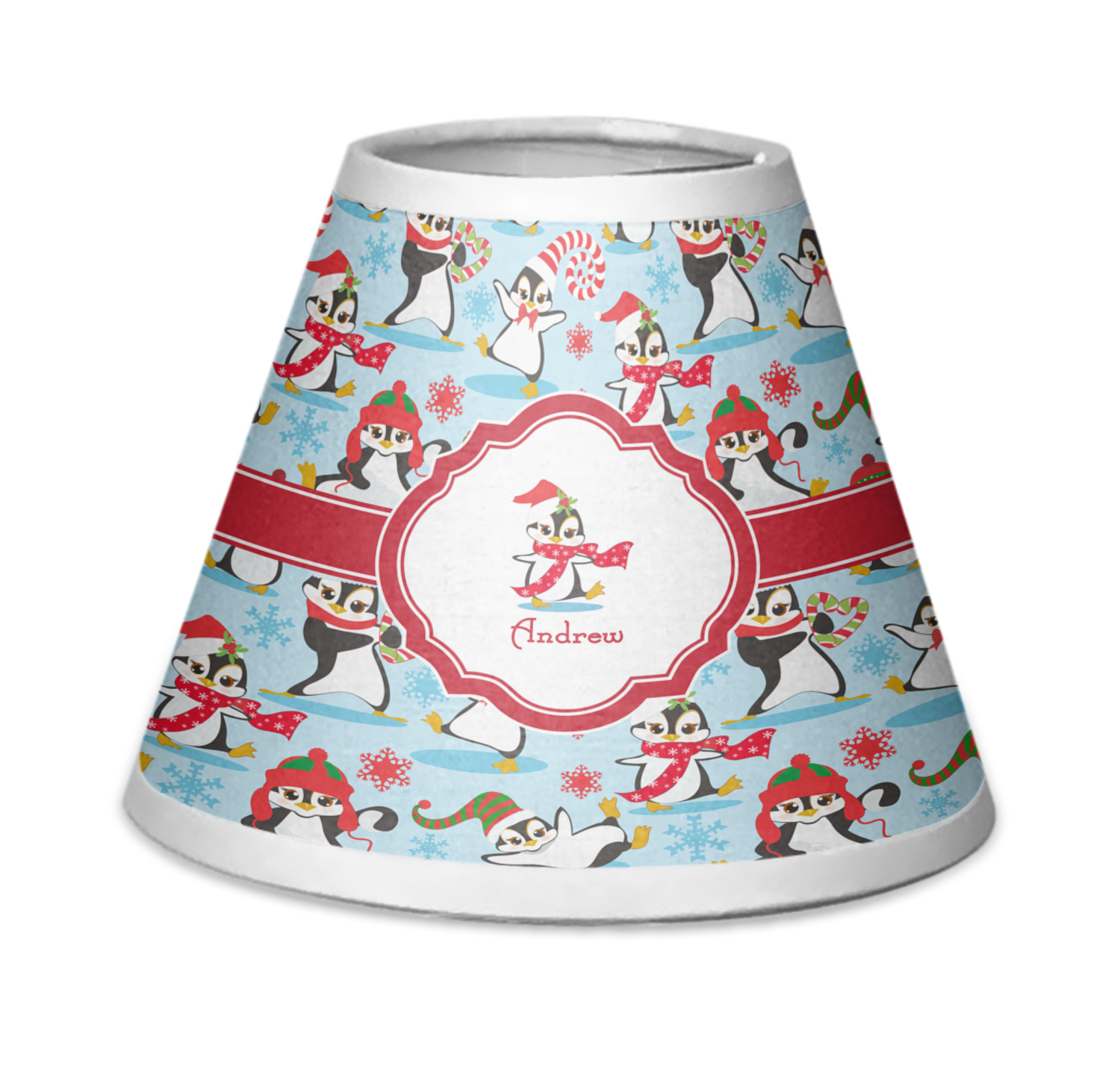 Christmas Penguins Chandelier Lamp Shade (Personalized) YouCustomizeIt